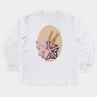 Rochester: the Flower (Flour) City Kids Long Sleeve T-Shirt